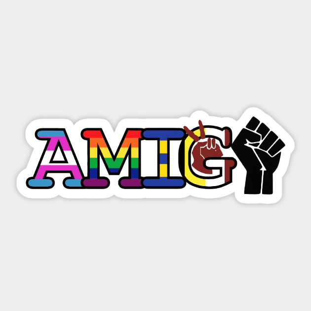 Amiga + Amigo Sticker by BeastieToyz